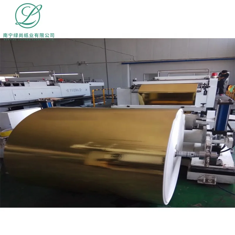 Laminated Metallized Paperboard Paper Roll High Quality Pet Aluminium Foil PE Offset Printing Moisture Proof Virgin Paper SGS