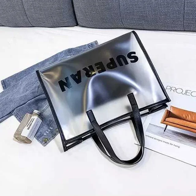 Neoprene Beach Bag Custom Clear Poly Bag PU and Pvc Waterproof Durable Fashion Waterproof Holographic Pvc Bag