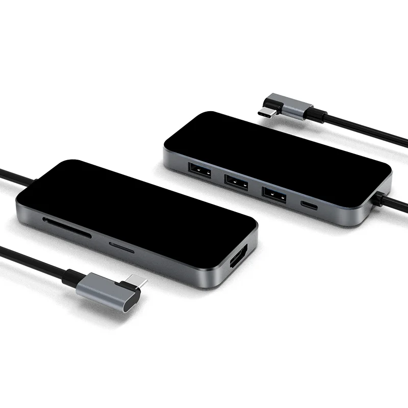 7 Port High Speed Mining Power Ethernet Adapter Usb3.1 Type Usb 2.0 C Hub Hdmi For Macbook