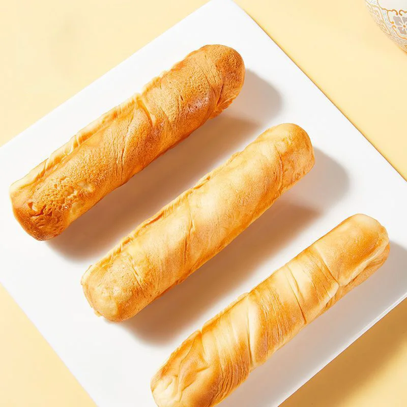 wholesale milk flavored soft bread long stick bread baguette bag bread