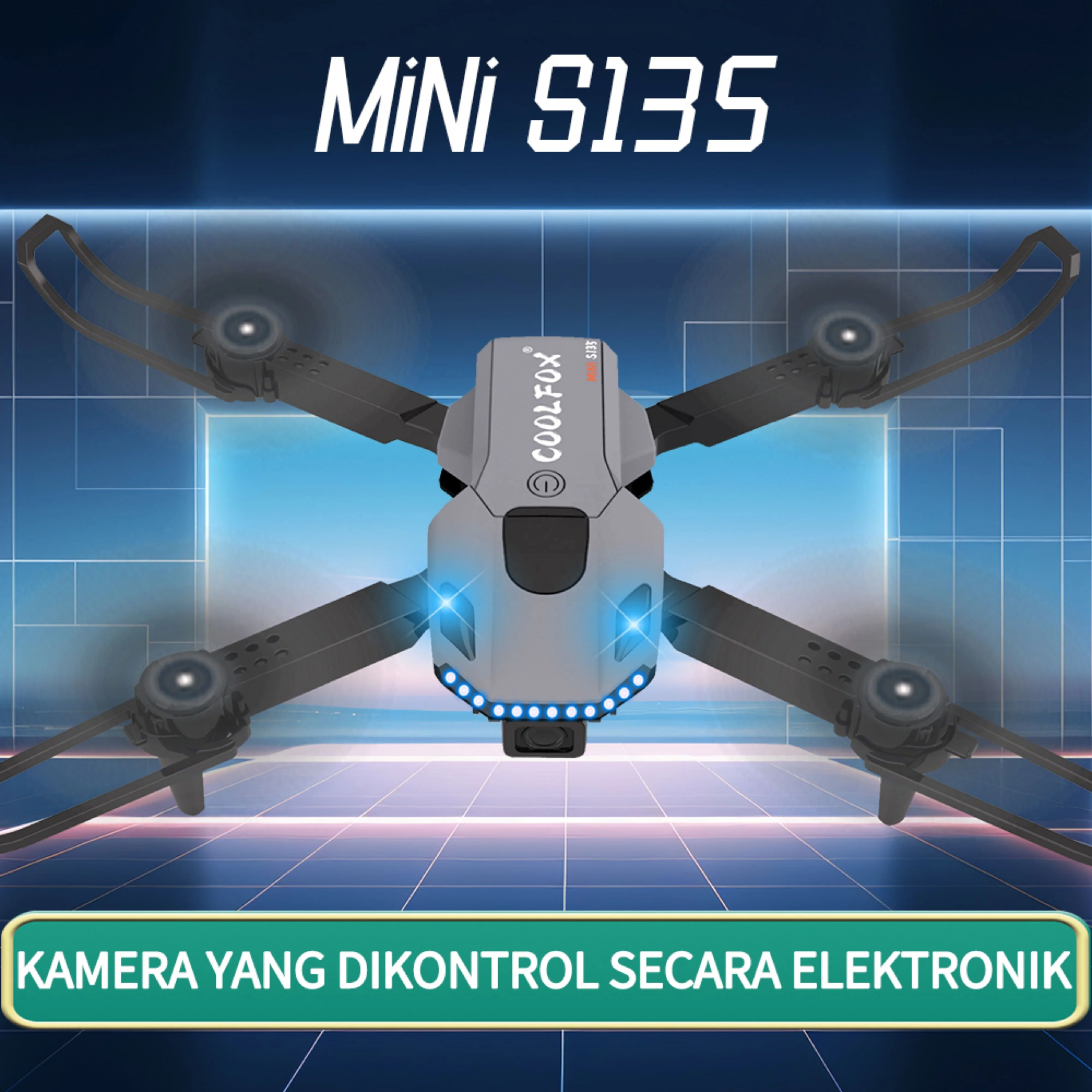 Mini S135 Drone with Camera - 4K HD FPV Foldable Drone with Carrying Case Remote Control Toys Drones for Kids and Adults