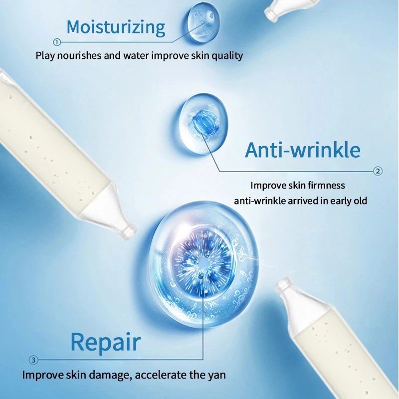 Private label OEM  ampoule stem cell alpha arbutin niacinamide retinol hyaluronic acid anti aging whitening  vitamin c serum