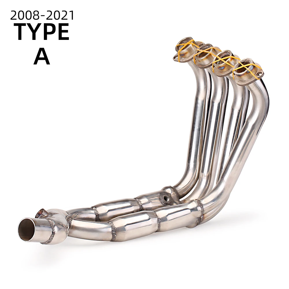 Modified Exhaust Pipe For Yamaha R6 Exhaust Headers Decat Downpipe Stainless Front Pipe YZF-R6 Pipe Exhaust 2008-2021 years