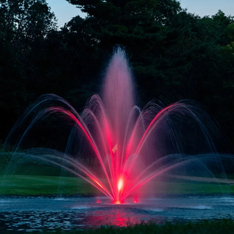 Фенлинские каменные садовые изделия из нержавеющей стали озеро плавающие фонтаны для большого пруда