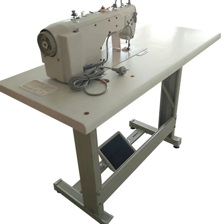 Electronic computerized high speed direct drive walking foot sewing machine