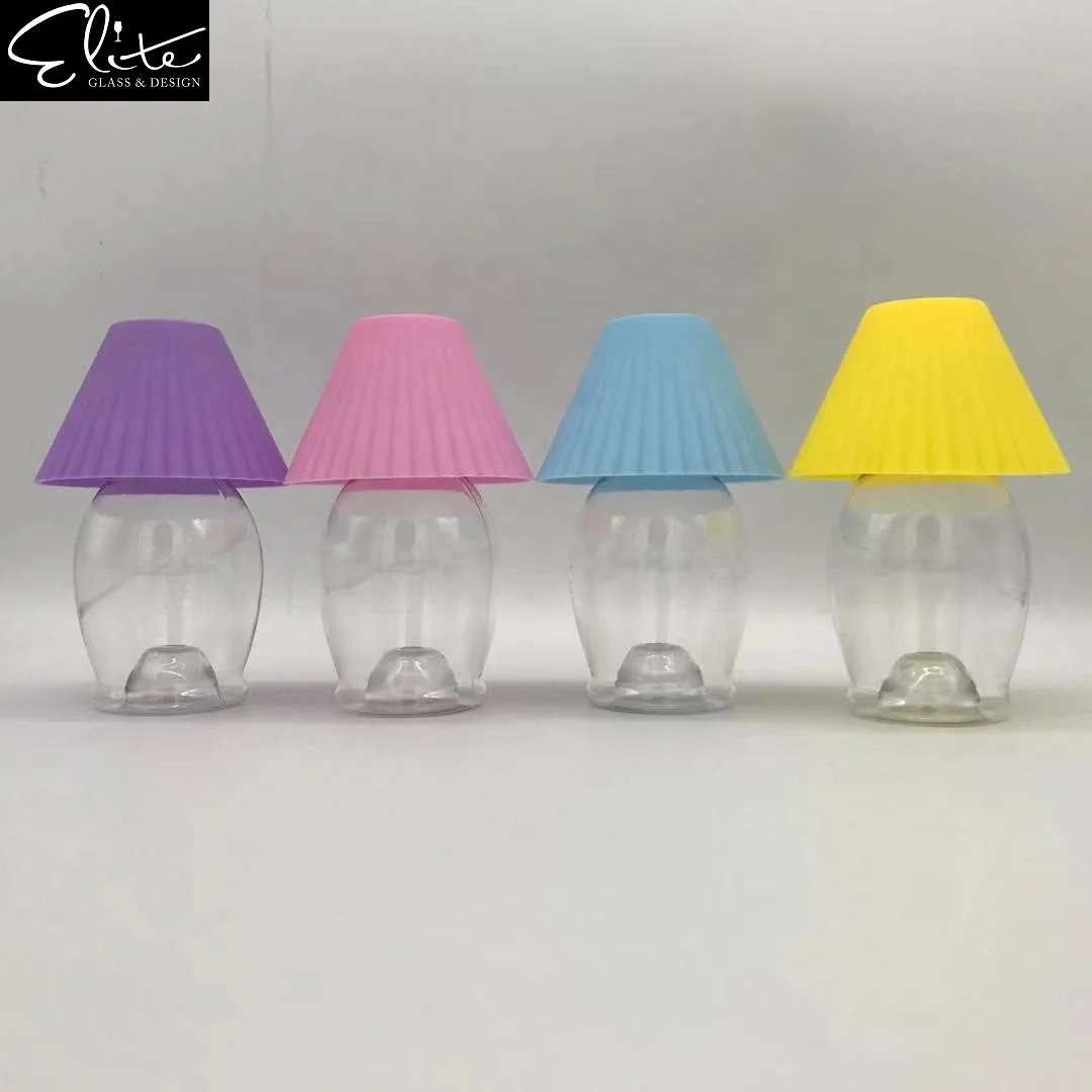 
high quality table lamp 4 color glass plastic diffuser bottle for perfume 
