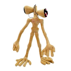 High Quality 35-55cm Plush Toy Folding Funny Horror Character Plush Doll Black Cat Dog