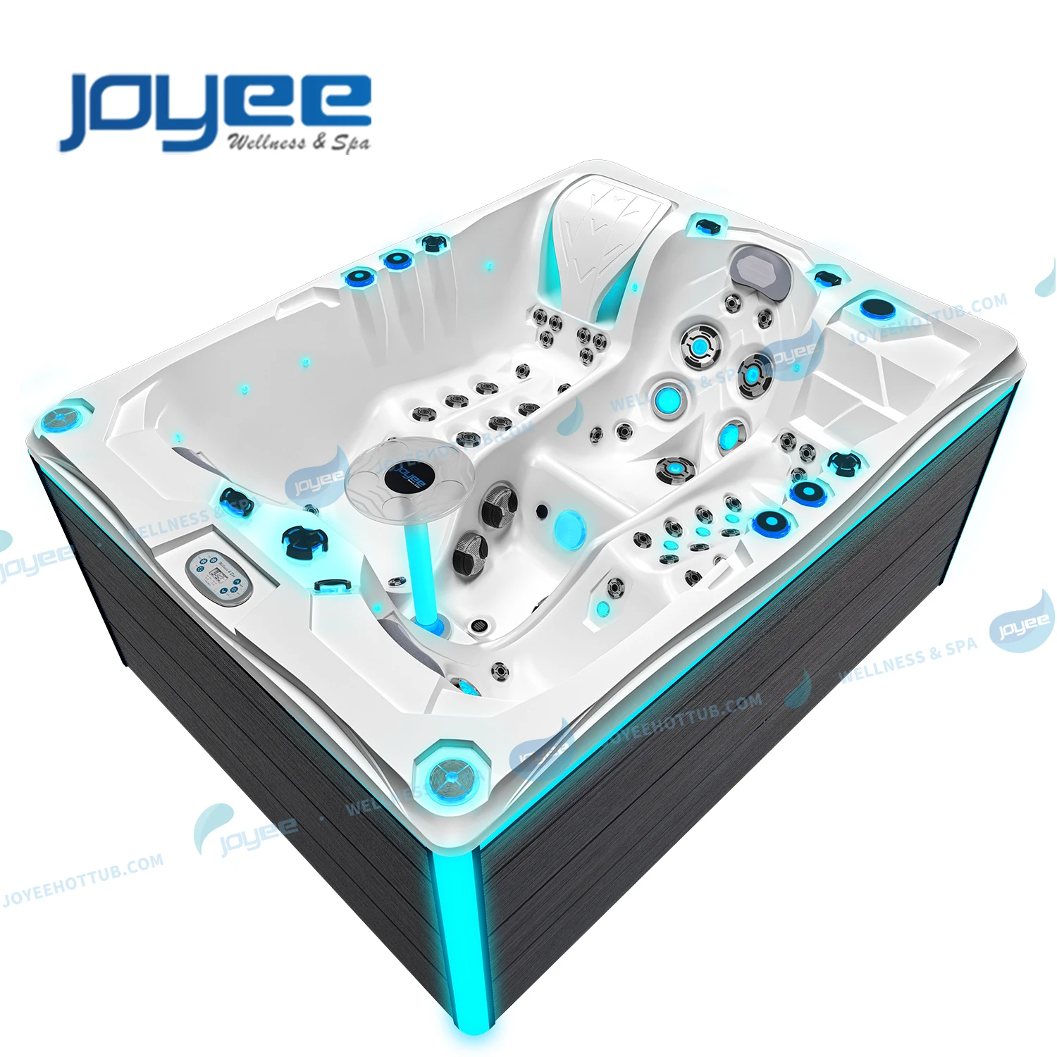 JOYEE OEM спа-Фабрика 3-х человек спа-ванны Balboa массажный мини-бассейн открытый джакузи