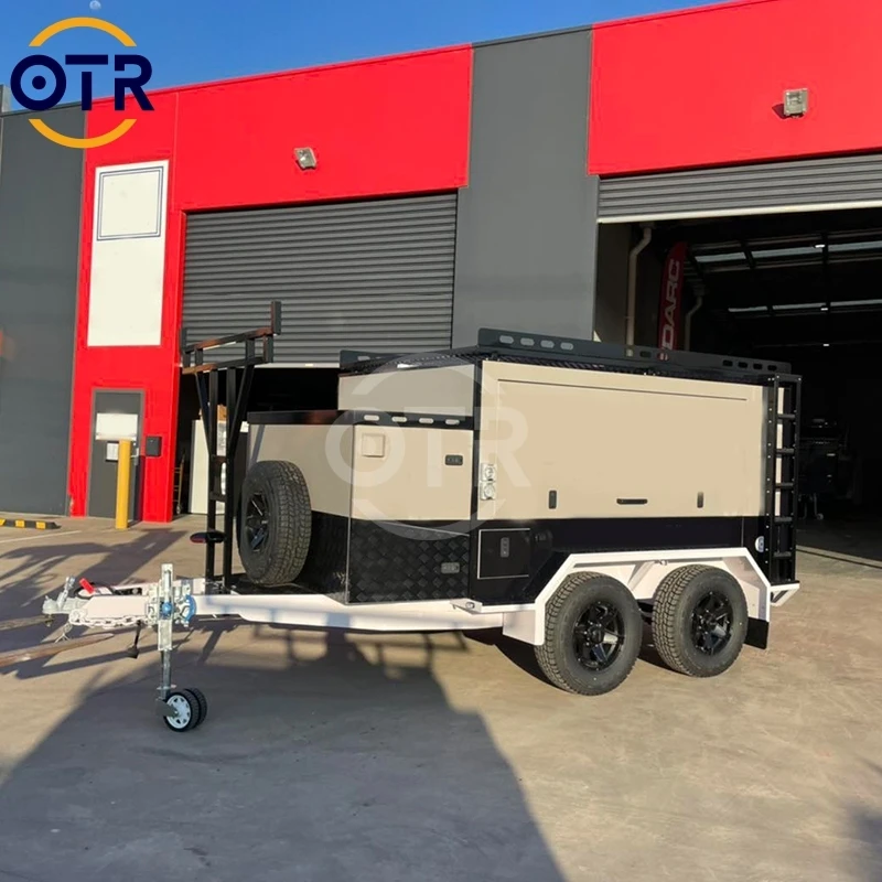 Custom Made Offroad Camper Trailer Powerful Travel Trailer Amphibious Boat Affordable Travel Trailer