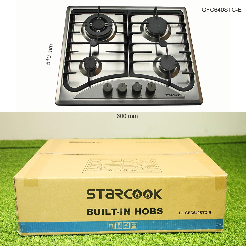 
Stainless Steel 4 Burner Built in Gas Hob Built-in Gas Stove 