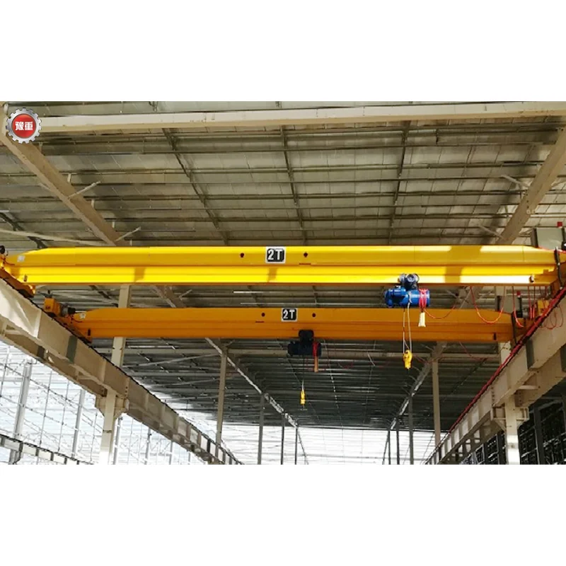75 ton 20m span euro single girder beam rail manual/electric bridge indoor overhead crane for 12 t for jumbo bag liftunloading
