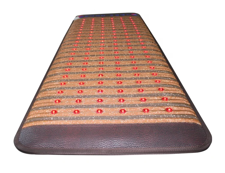Wholesale Price PEMF Tourmaline Mattress Price Korea Nano Diamond Tourmanium Heating Tourmaline Mat With Ce Certification