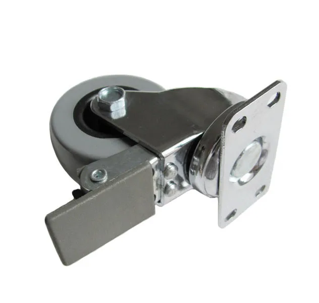 50mm diameter steel furniture pu wheels caster