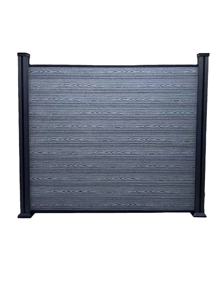 Waterproof garden fence boards balcony wpc composite fence panels
