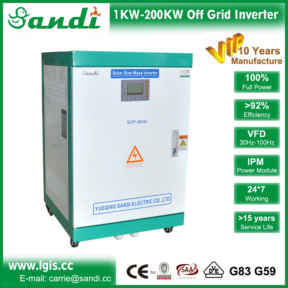8kw 10kw 12kw Split Phase 120/240v 60hz Power Inverter Dual Phase 120v 240v Ac Inverter Charger