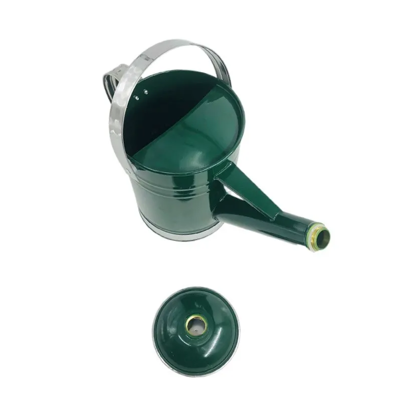 Manufacture Wholesale 1.8 5 6 L 2 gallon Long Spout Garden Water Cans Metal Watering Can For Outdoor  agricultural Plants