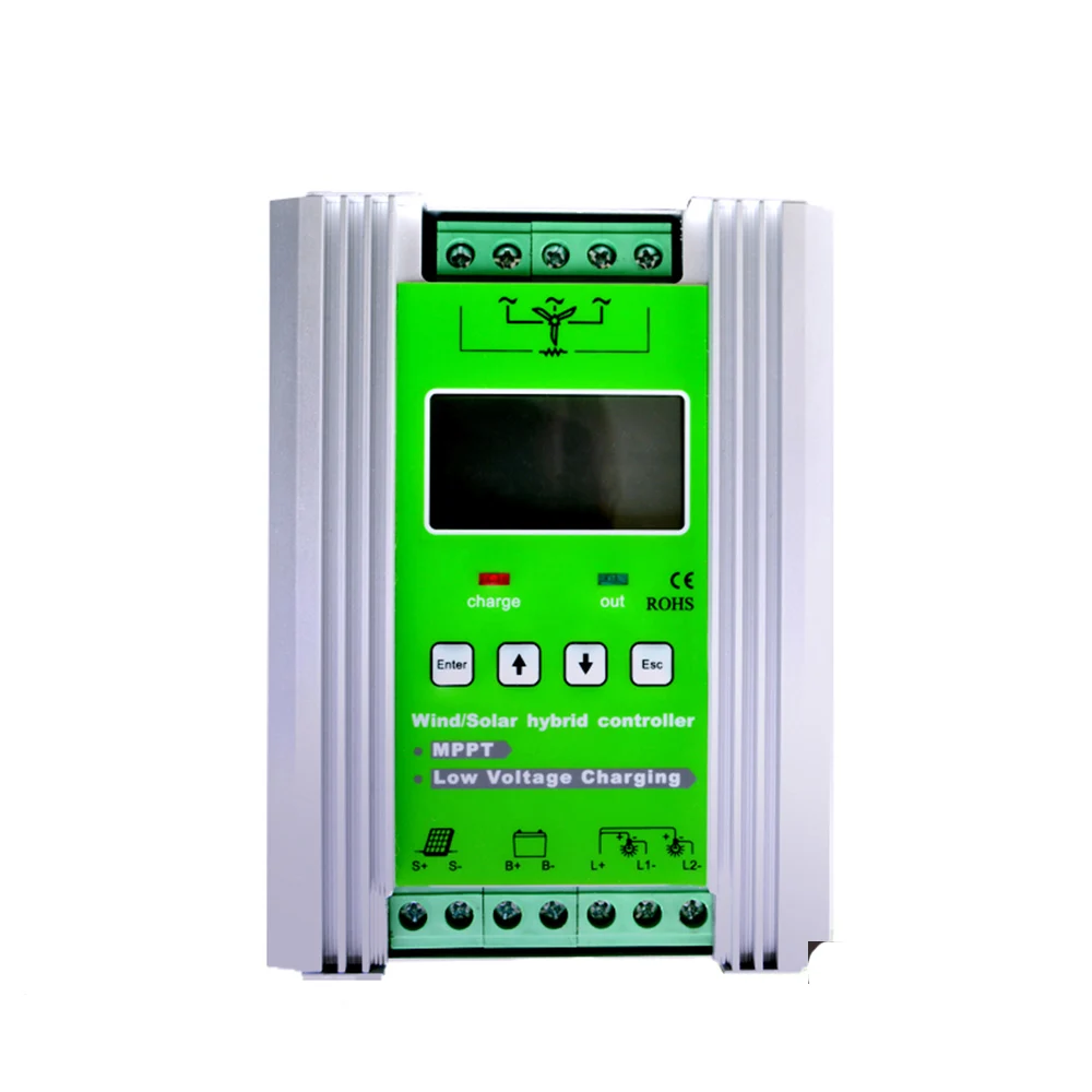 1400W 24V wind and solar hybrid controller mppt charge controller 800W+600W