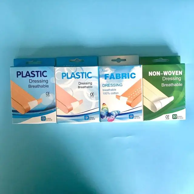 Medical sterile Non-woven wound dressing breathable small wounds adhesive plaster