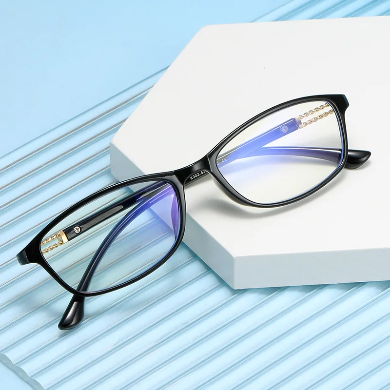 Elegant Unisex Rectangle TR90 Eyewear High Quality Blue Light Blocking Optical Frames Eyeglasses for Reading