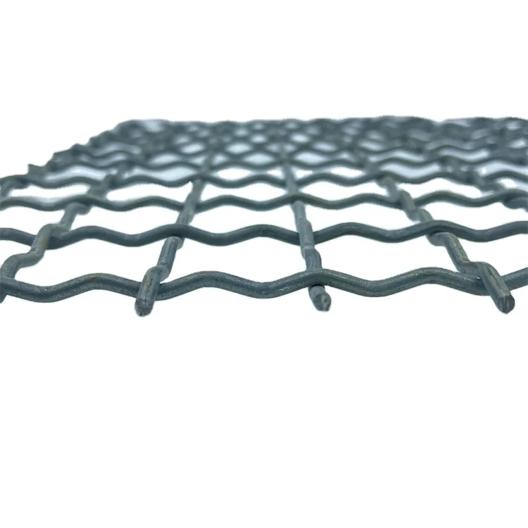 High quality Crimped Wire Mesh Stainless Steel aluminum double wire decorative wire mesh factory