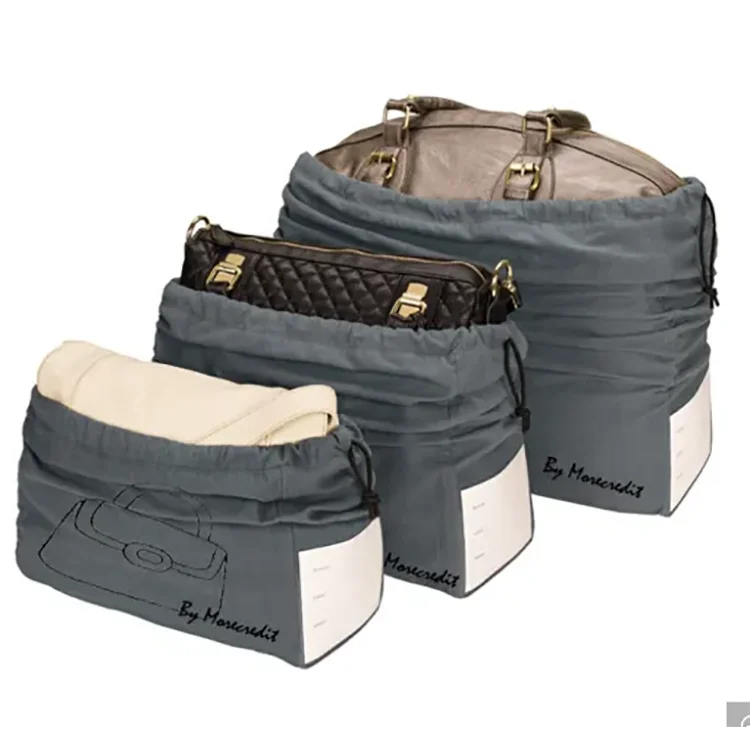 
Custom Yellow Flannel Dust Bag For Handbag 