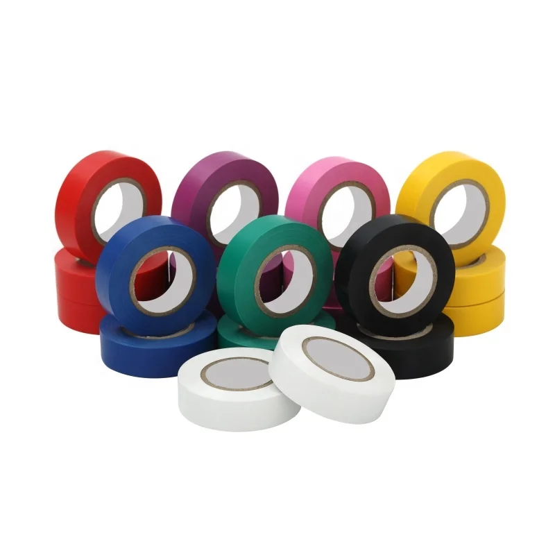 colorful pvc adhesive tape custom logo tape pvc applying pvc tape on wire