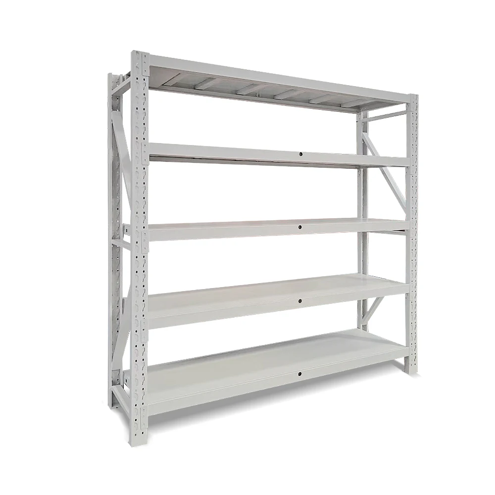 5 Layer 200kg Per Layer Shelf Steel Medium Duty Longspan Shelving Warehouse Stack Rack