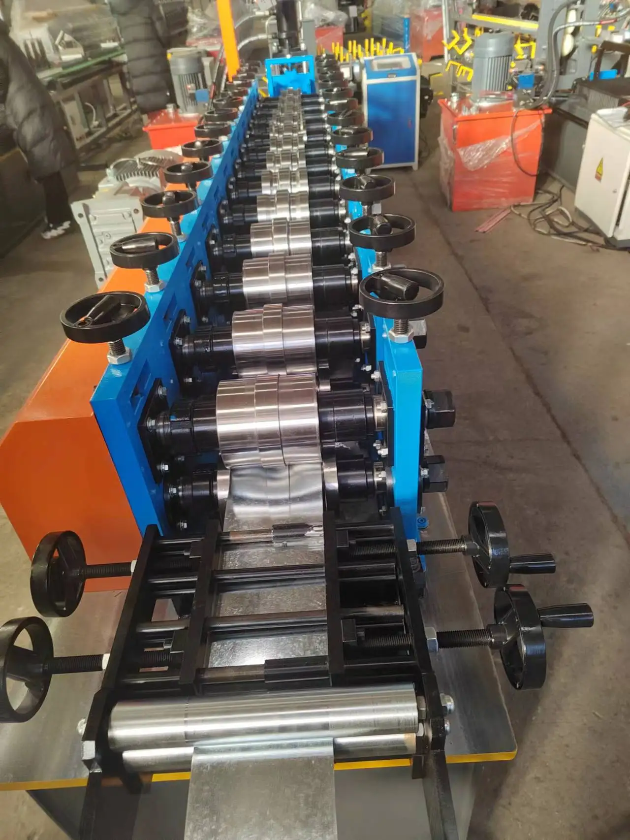 High Speed  Steel Frame  Fence Shape Forming  Machine