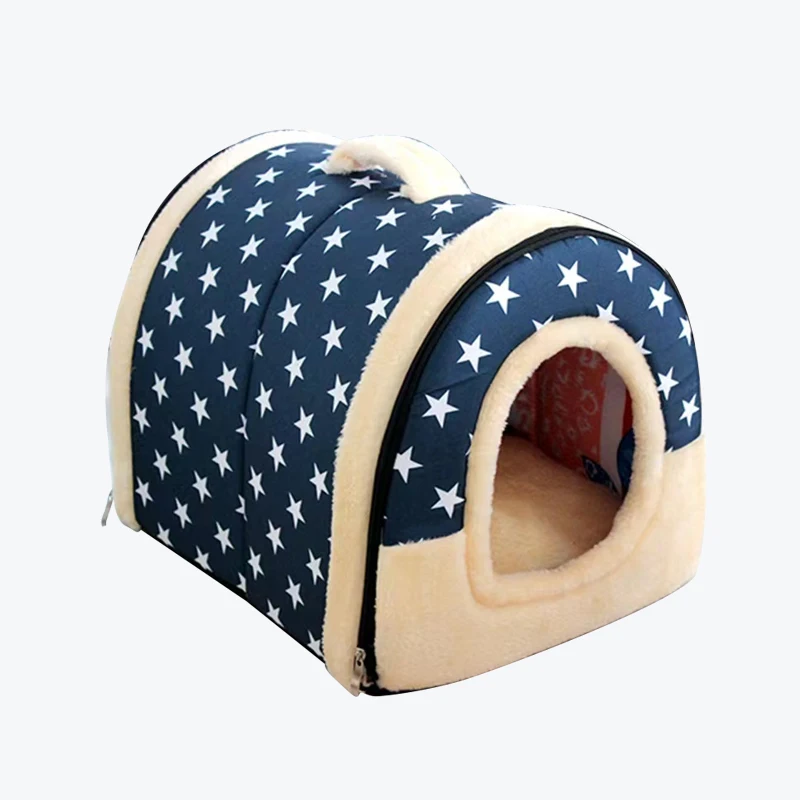 Wholesale hot-selling collapsible pet Kennel Dog Kennel Cat Kennel pet room pet bed warm dual-use can be dismantled and washed