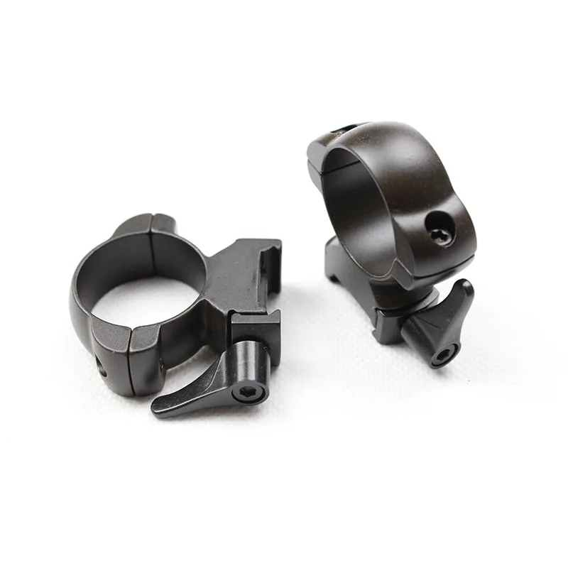 Steel bracket ring 30mm Mount ring Quick Release Cantilever 21mm picatinny  Rails 3002WH High style QD steel scope mount ring