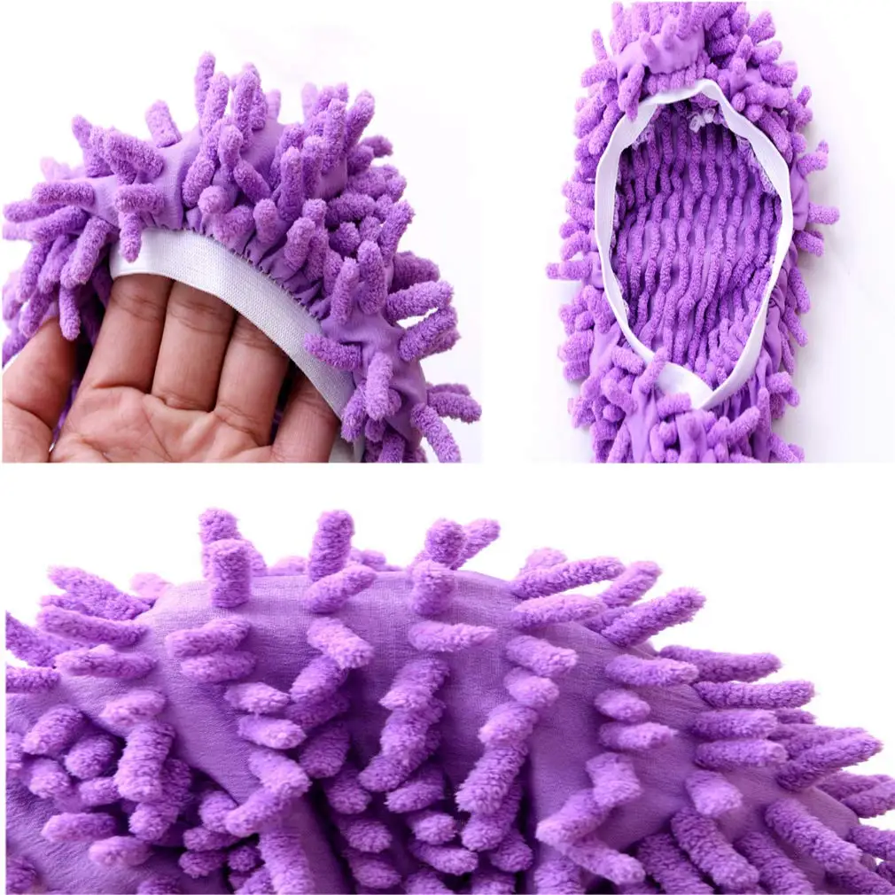 Factory Supply microfiber chenille  mop slipper shoes