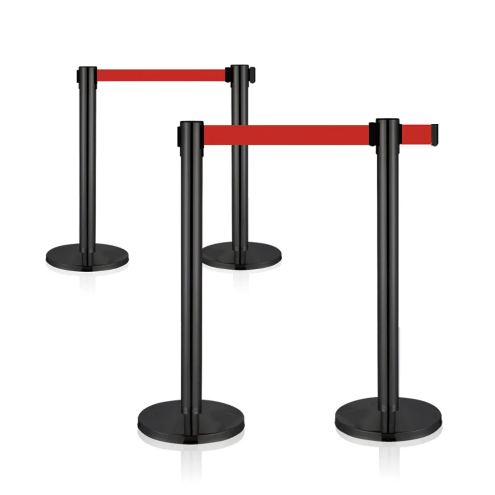 
Guangzhou MAX movie theater metal crowd control barrier post retractable barricade belt stanchions for crowd control 