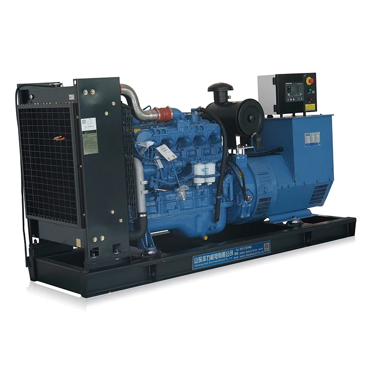 The hotel standby low fuel consumption diesel generator set 160KW Guangxi Yuchai with Wuxi Stanford motor