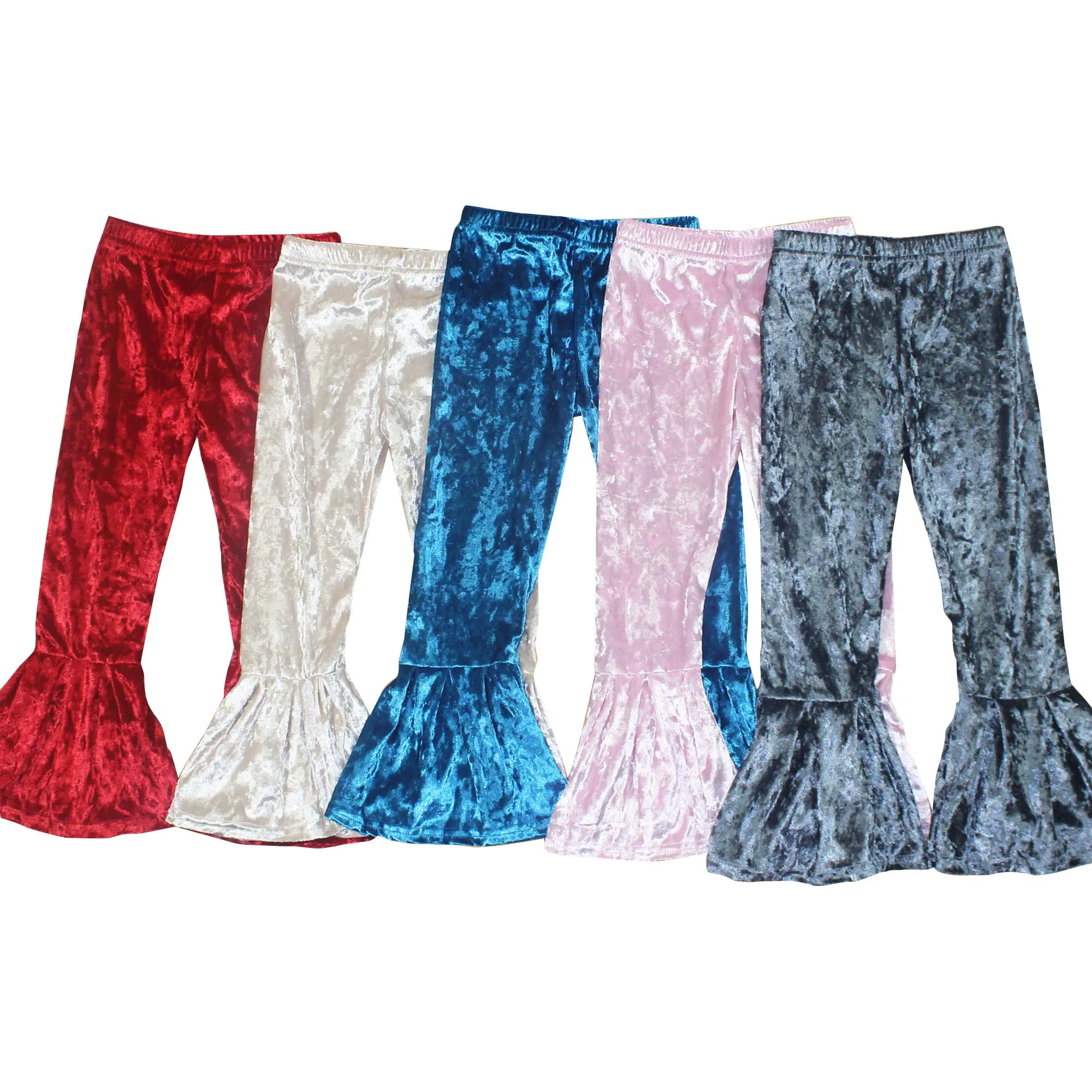 Children velvet leggings pants baby girl pants wholesale icing kids leggings cute