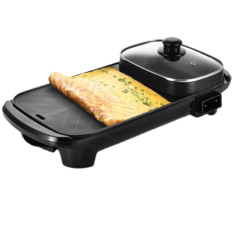 Multi Function Hot Pot With Grill Portable Grill Pan Electric Quality Electric Hot Pot And Bbq Grill