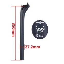 2020 New road bike seatpost carbon fiber 27.2/30.9/31.6mm mountain bike carbon seat post offset 20mm light 155g