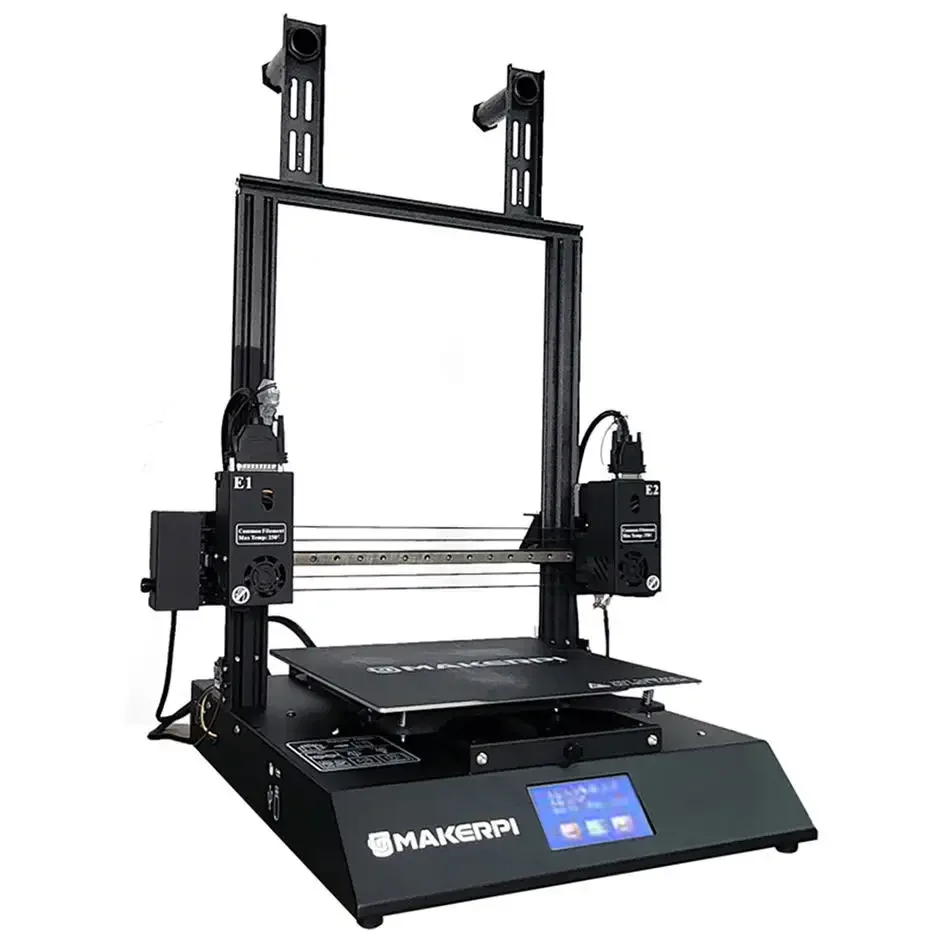 3D-принтер MakerPi P3 Pro IDEX 5 в 1 с независимым двойным Экструдером Модернизированный P2 большой размер печати Impresora 3D