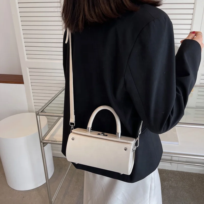 2023 New Fashion Round Ladies Hand Bags PU Leather Cross Shoulder Hot Small Jelly Office Bag For Women Good Quality Handbag