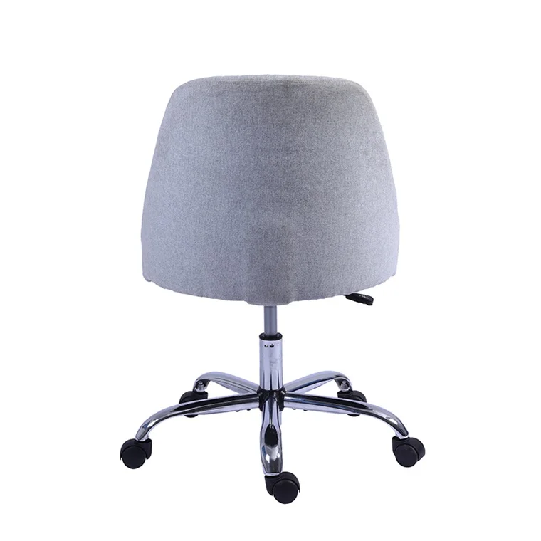 Highest Quality Home Office Fabric Material Comfortable Grey Dining Room Chair