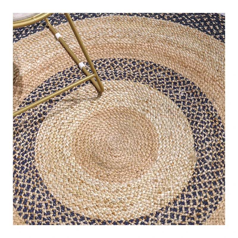 Китай, высокое качество, ручная работа, индийский стиль, джутовые хлопковые коврики, ручная работа, джутовые хлопковые напольные коврики, коврики