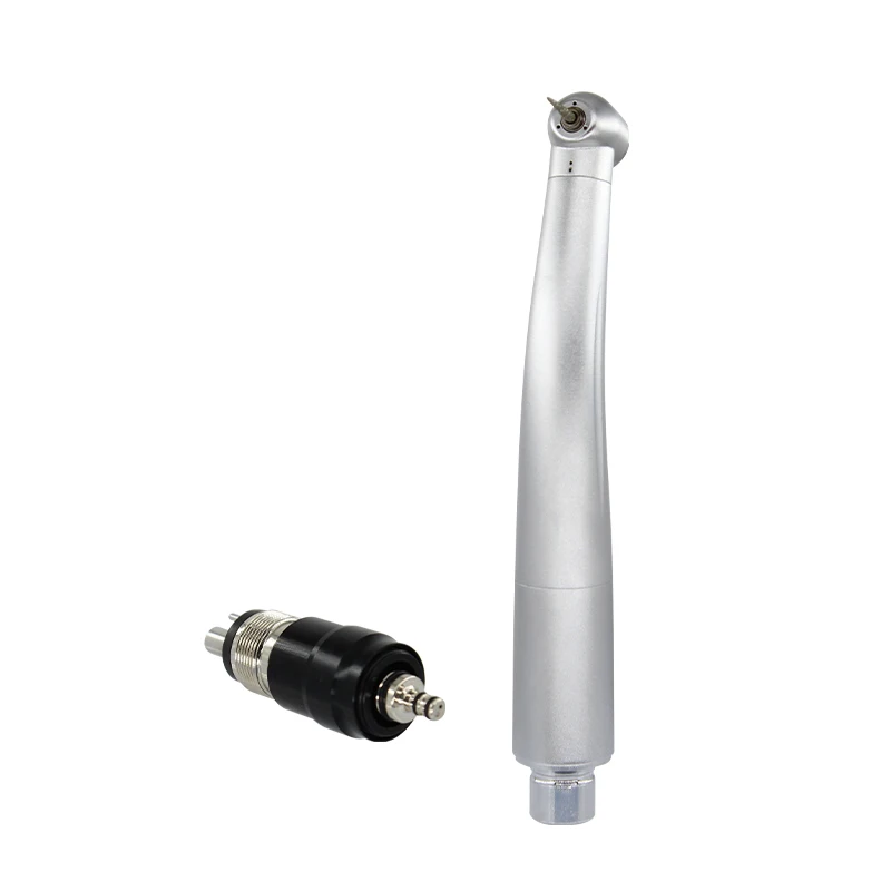 Dental MAX High speed handpiece Single Water Spray Air Turbine Contra Angle 4holes with quick coupling