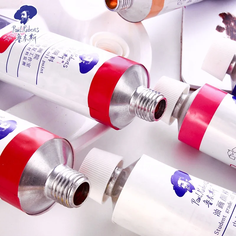 Paul Rubens Oil Paints 180ml Professional Acrylic Painting Students and Beginners Grade Art Supplies for Artist - 3 Levels Color