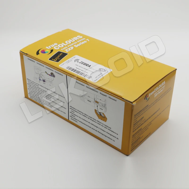 Zebra ZXP Series 7 Printer Color Ribbon 800077-740 250 Images 800077-740em