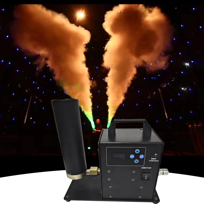 Профессиональный завод 3 года Dmx качели Вечеринка Мини противотуманная машина Co2 Jet
