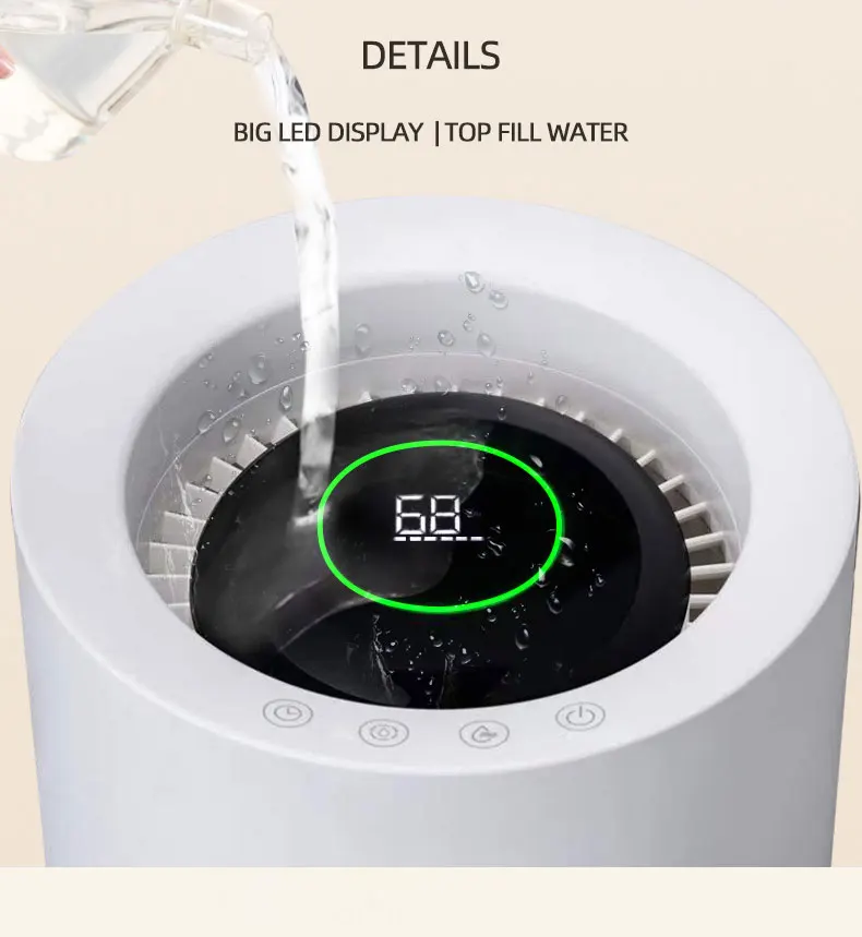 Big Smart Commercial Air Humidifier for Hotels and Restaurant