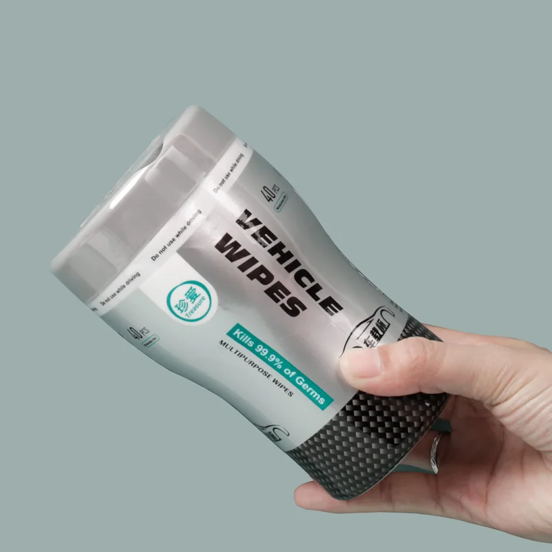 
2021 New Design Bacteriostatic Non Alcohol Wet Wipes for Hands Antibacterial Wipes 