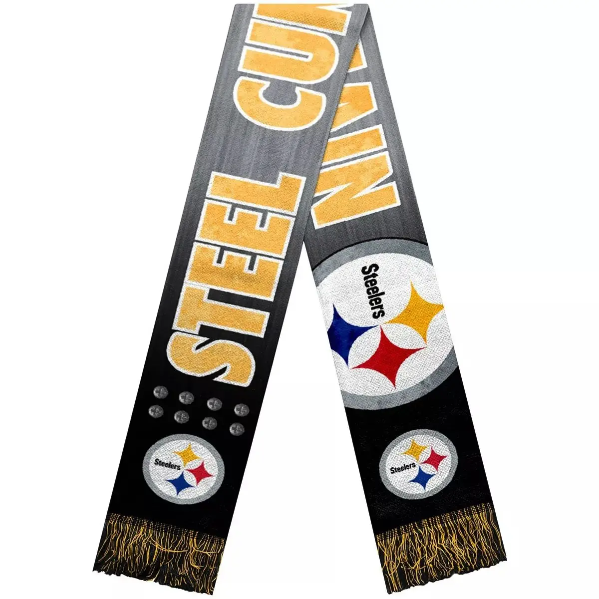 Шарф для спортивного клуба с логотипом на заказ вязаный акриловый шарф продвижения американских футбольных команд болельщиков