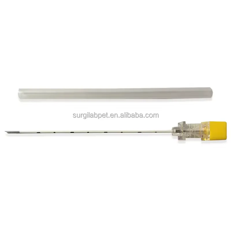 medical consumables supplies micro needling rf needle 20g 22g 18g radio frequency echogenic cannula RF needle with ultrasound