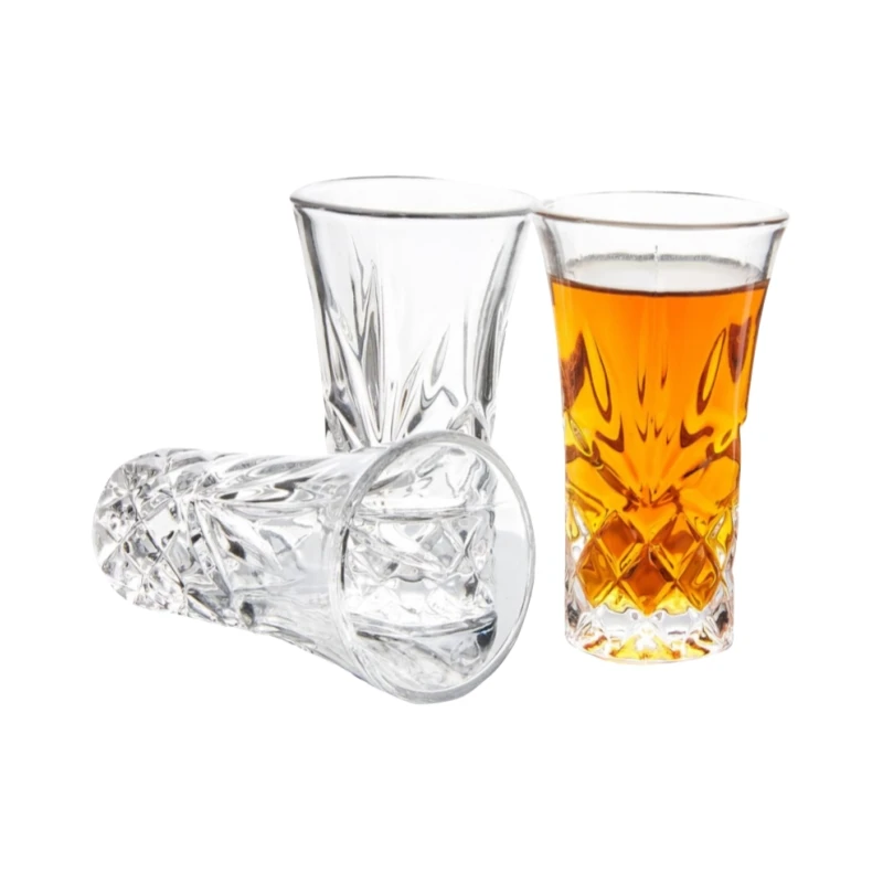 Wholesaler 2 oz Tequila Glasses Cordial Glasses Dublin Crystal Vodka Shooter Glass Heavy Base Shot Glasses