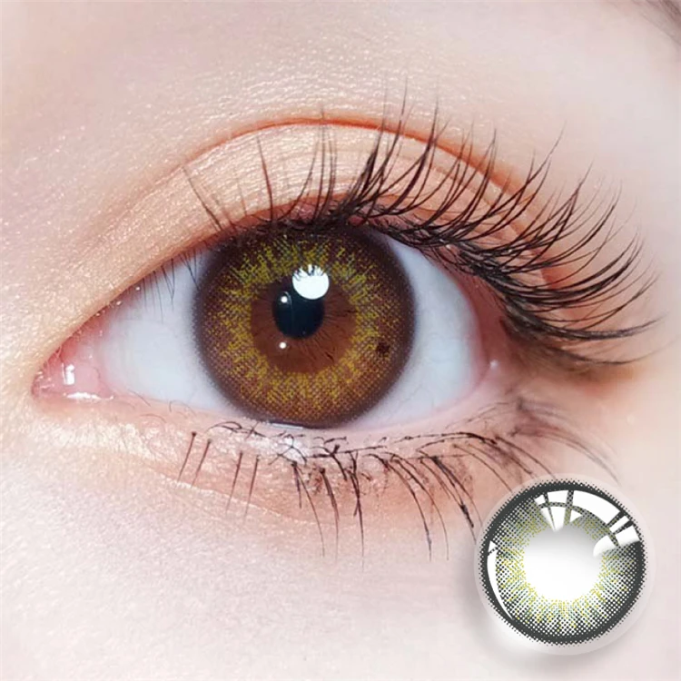 Top Quality Wholesale 14.5mm Color Lenses Gray Soft Comfort Colored Contact Lenses